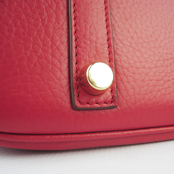 High Quality Fake Hermes Birkin 35CM Togo Leather Bag Red 6089